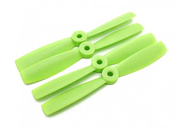 Diatone Bull Nose Plastic Propellers 5 x 4.5 (CW/CCW) (Green) (2 Pairs)