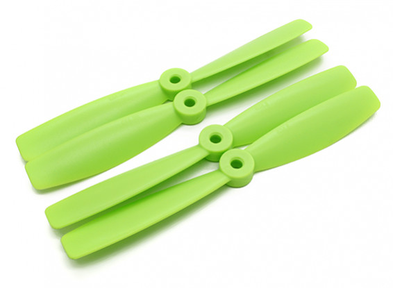 Diatone Bull Nose Plastic Propellers 6 x 4.5 Green 2 Pairs CW/CCW 