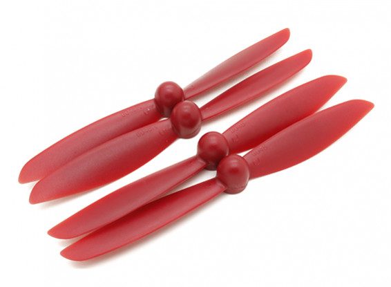 Diatone 6045 Plastic Self Tightening Propellers 6 x 4.5 (CW/CCW) (Red) (2 Pairs)
