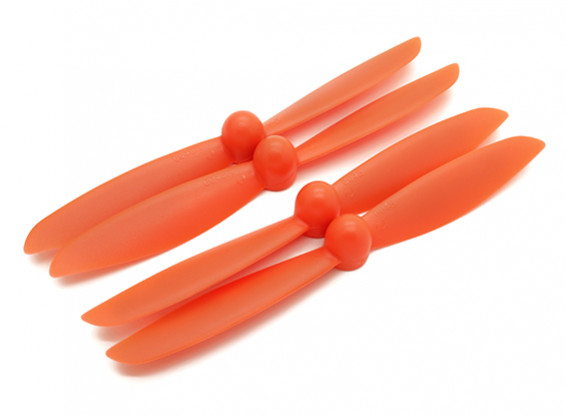 Diatone 6045 Plastic Self Tightening Propellers 6 x 4.5 (CW/CCW) (Orange) (2 Pairs)