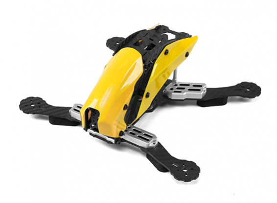 Tarot TL250C Space Through Machine FPV Full Carbon Fiber (Yellow) Frame Only