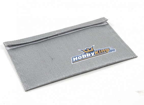 HobbyKing®™ Fire Retardant LiPoly Battery Bag (Flat) (230x140mm) (1pc)