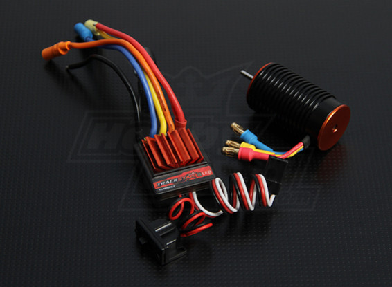 TrackStar 1/18th Scale 12T Brushless power System (5050kv)