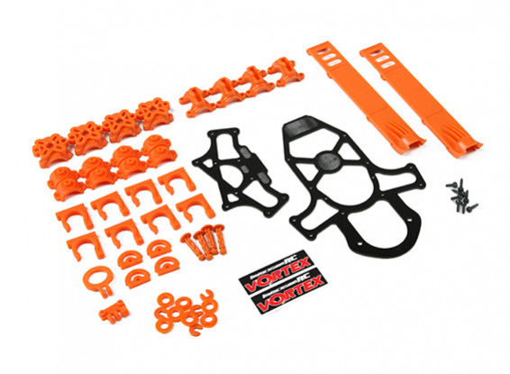 ImmersionRC - Vortex 285 Crash Kit 1, Plastic Parts - Orange
