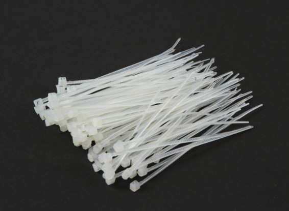 Cable Ties 80mm x 3mm White (100pcs)