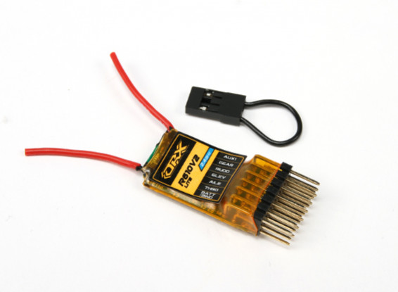 OrangeRx R610V2 Lite DSM2 Compatible 6CH 2.4GHz Receiver w/CPPM