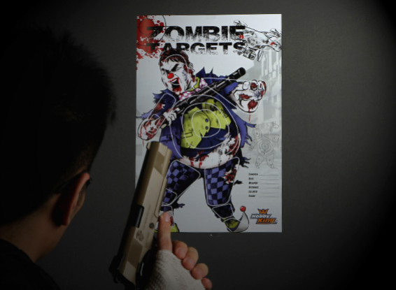 Zombie Clown Paper Target (50 sheets)