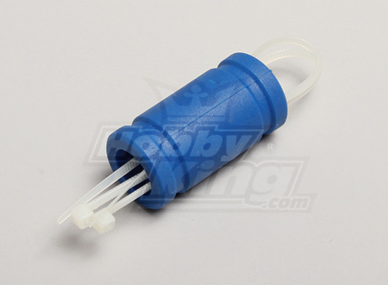 1/8 silicon Muffler Joiner - Blue