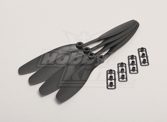 GWS Style Slowfly Propeller 8x4.5 Pusher Black (4pcs)