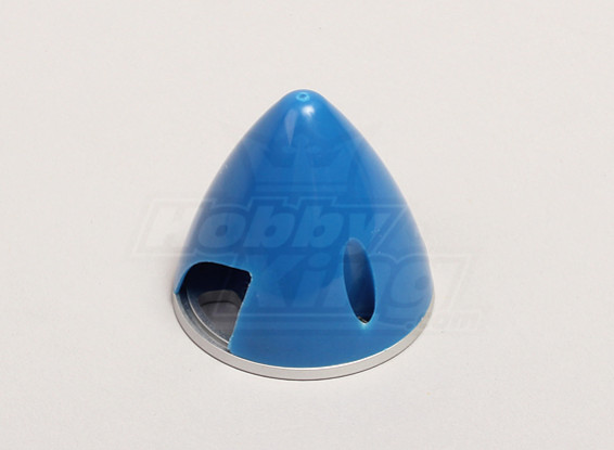 Nylon Spinner with Alloy Backplate 38mm Blue