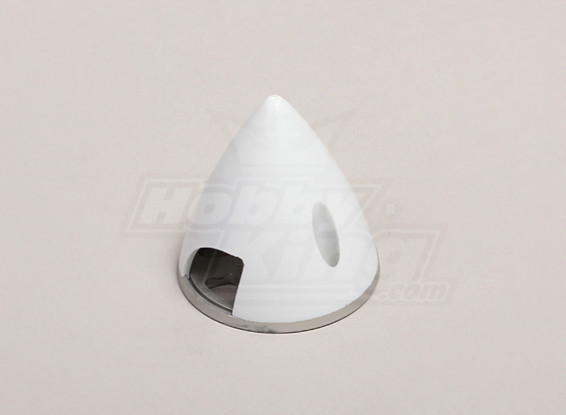 Nylon Spinner with Alloy Backplate 45mm White