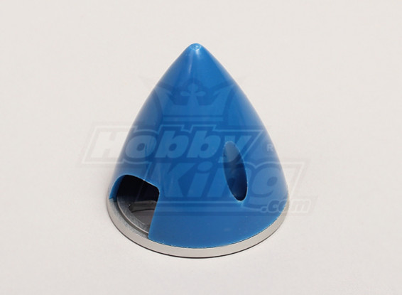 Nylon Spinner with Alloy Backplate 45mm Blue