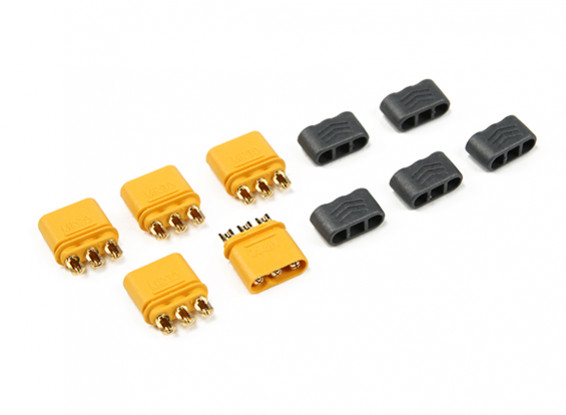 MR30 - 2.0mm 3 Pin Motor to ESC Connector (30A) Male Only (5 sets/bag)