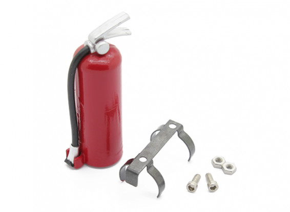 Fire Extinguisher with Mounting for 1/10 RC Scale Crawler