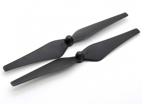 Drone 9443 Self-tightening Nylon Propellers (1xCW, 1x CCW) (Black)