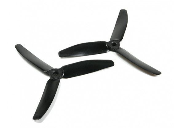 HobbyKing™ 3-Blade Glass/Nylon 5040 Propellers CW/CCW (Black)