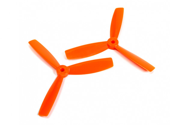 DYS X50453-O 3-Blade Prop 5045 CW/CCW (pair) Orange