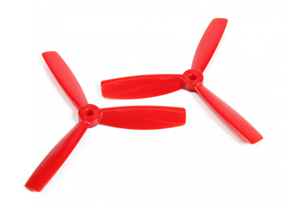 DYS X50453-R 3-Blade Prop 5045 CW/CCW (pair) Red