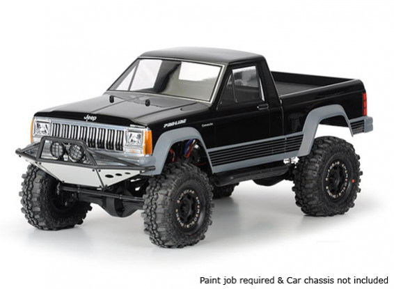 Pro-Line Jeep Comanche Full Bed Clear Body Shell 1/10 for 12.3" Wheelbase Scale Crawlers