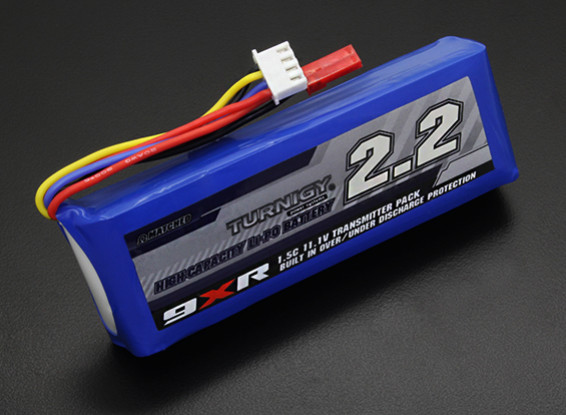 Turnigy 9XR Safety Protected 11.1v (3s) 2200mAh 1.5C Transmitter Pack