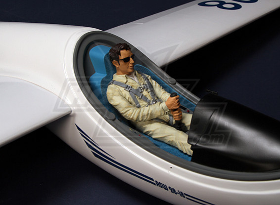 ASW 28-18 2.53m AMS Scale Glider Kit w/ UltraDetail Pilot and Cockpit