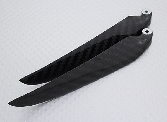 Folding Carbon Fiber Propeller 11x6 Black (1pc)