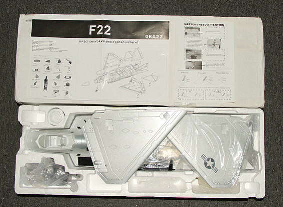 SCRATCH/DENT F-22 EDF Jet 70mm EPO (ARF)