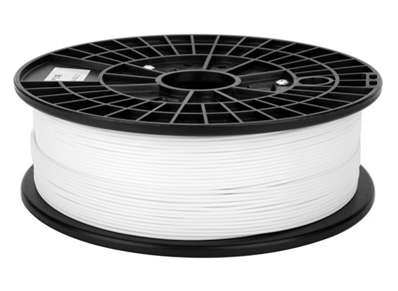 Print-Rite 3D Printer Flexible Filament 1.75mm PLA 500G Spool (White)