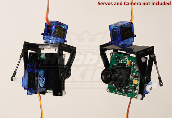 FPV Fiberglass Pan-Tilt Camera Mount L-Size