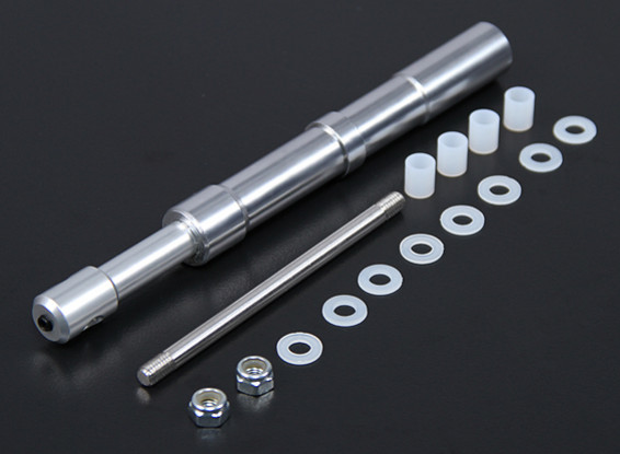 Alloy 110mm Straight Oleo Strut for Twin Wheel Nose Leg Strut & 6mm Mpunting Pin (1pc)