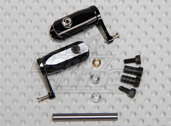 Gaui 100 & 200 Size CNC Main Grips-set Black-anodized (203645)
