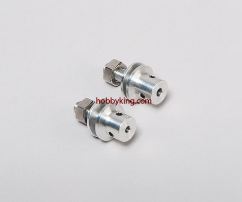 Prop adapter w/ Steel Nut 1/4x28-4mm shaft (Grub Screw Type)