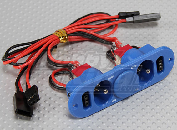 Dual Power Switch and Charge Port with Pre-Cut Fuel Dot 