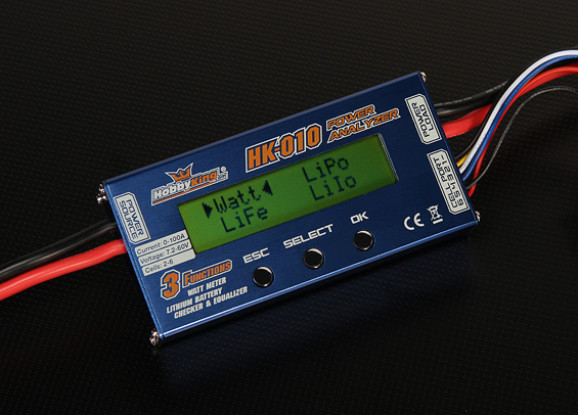 HobbyKing HK-010 Wattmeter & Voltage Analyzer