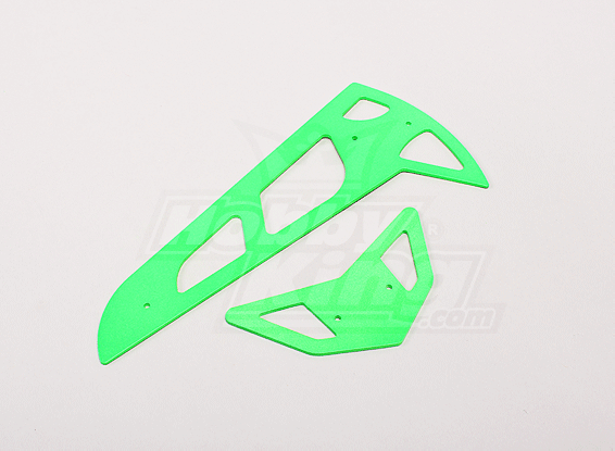Neon Green Fiberglass Horizontal/Vertical Fins Trex 600