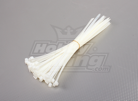 Cable Ties - White (300mm) (50pcs/bag)