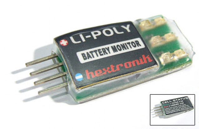 HXT Simple Lipoly Monitor 2S~3S. A must have for all lipo users!