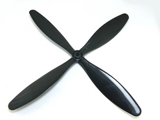 Hobbyking™ 4-Blade Propeller 10x8.25 Black (1pc)