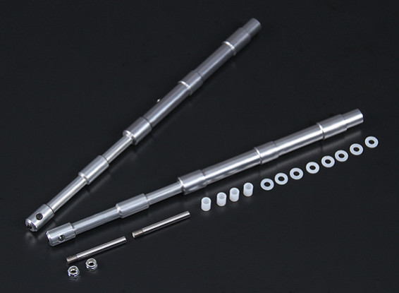 Alloy 238mm Straight Main Oleo Struts for 12.7mm Mounting Pin (2pcs)