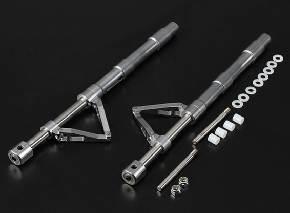 Alloy 205mm Straight Oleo Legs for 12.7mm Mounting Pin (2pc)