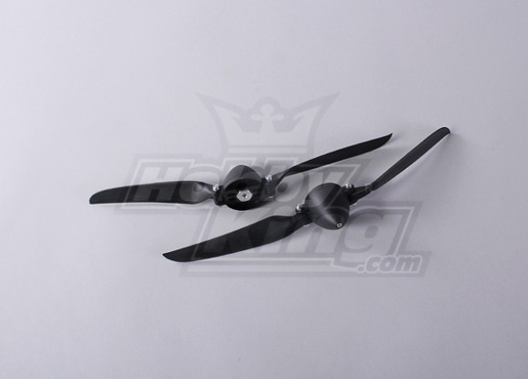 Folding Propeller W/Hub 45mm/4mm Shaft 11x6 (2pcs)