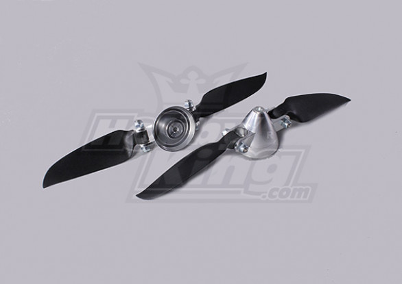 Folding Propeller Assembly 6.5x3 (Alloy/Hub Spinner) (2pc/bag)