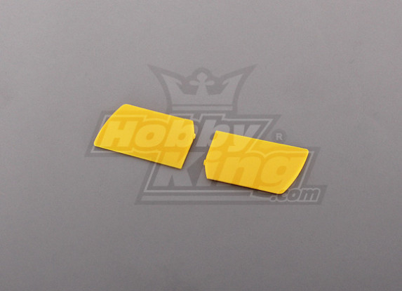 450 Size Heli Flybar Paddle Yellow (pair)