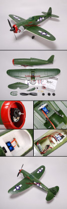 P-47 Thunder Fighter Plane EPO Plug-n-Fly