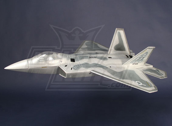 SCRATCH/DENT - F-22 Fighter Jet EPO 70mm EDF (ARF) E1142 (UK Warehouse)