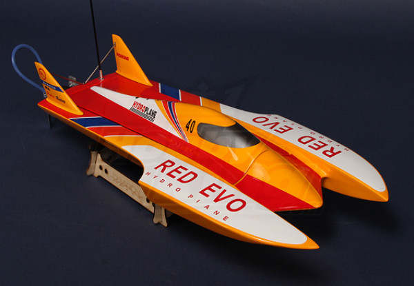 Red Evo Twin Hull Brushless Racing Boat (570mm)