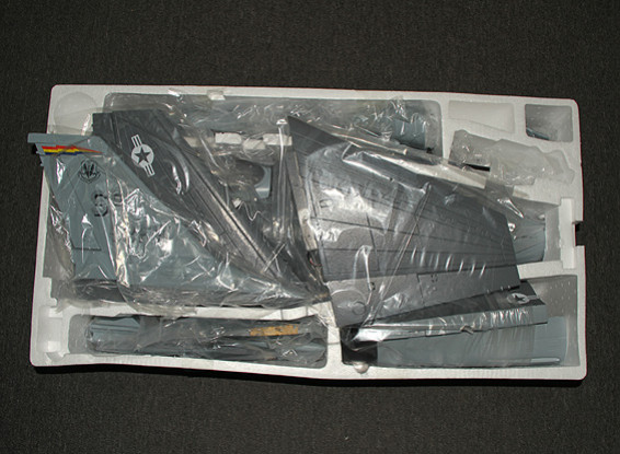 SCRATCH/DENT F-16 90mm EDF JET w/ Air Retracts (Grey version) (PNF)