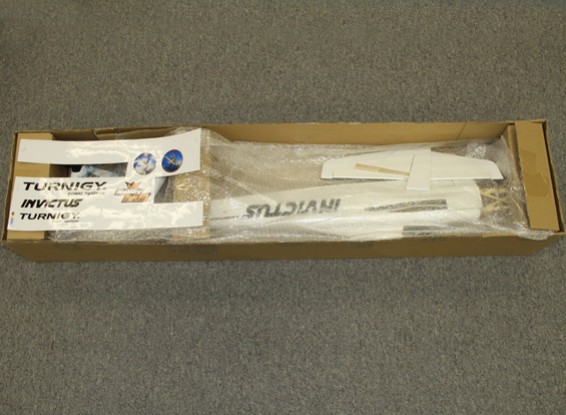 SCRATCH/DENT - HobbyKing Invictus EF-1 Pylon Racer Balsa 1288mm - Full White (ARF)