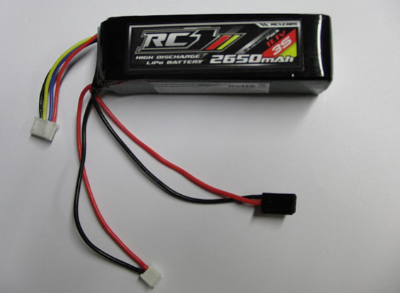 SCRATCH/DENT -  RC 2650mAh 3S 1C Lipo Pack (For Transmitter) 