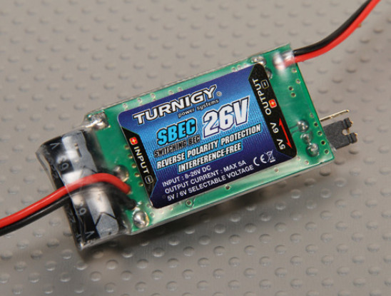 Turnigy 5A (8-26v) SBEC for Lipo